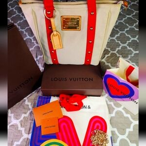 Louis Vuitton Antigua Cabas MM Canvas DATE STAMPED SP0095